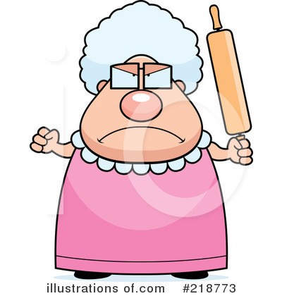 Royalty-Free (RF) Granny Clipart Illustration by Cory Thoman - Stock Sample #218773