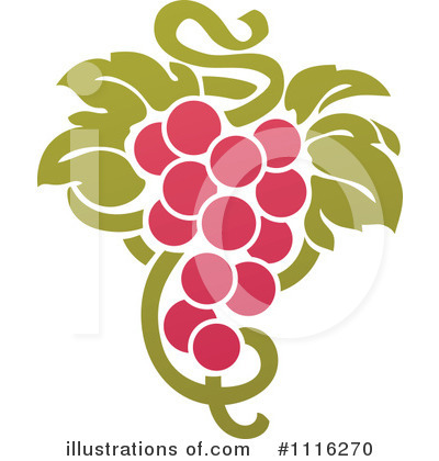 Royalty-Free (RF) Grapes Clipart Illustration by elena - Stock Sample #1116270