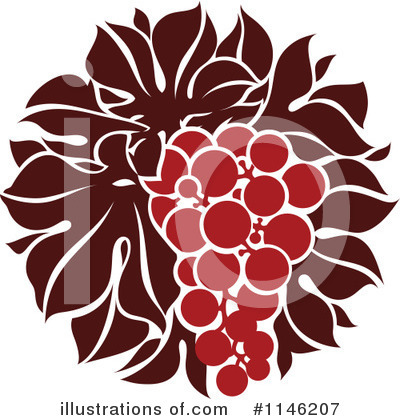 Royalty-Free (RF) Grapes Clipart Illustration by elena - Stock Sample #1146207