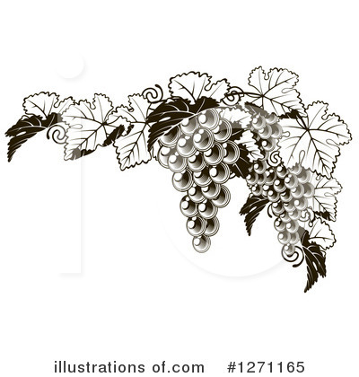 Royalty-Free (RF) Grapes Clipart Illustration by AtStockIllustration - Stock Sample #1271165