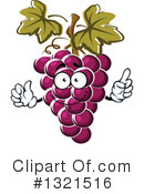 Grapes Clipart #1321516 by Vector Tradition SM
