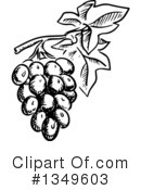Grapes Clipart #1349603 by Vector Tradition SM