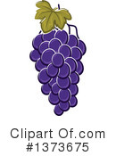 Grapes Clipart #1373675 by Vector Tradition SM
