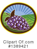Grapes Clipart #1389421 by patrimonio
