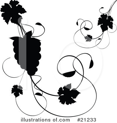 Royalty-Free (RF) Grapes Clipart Illustration by elaineitalia - Stock Sample #21233
