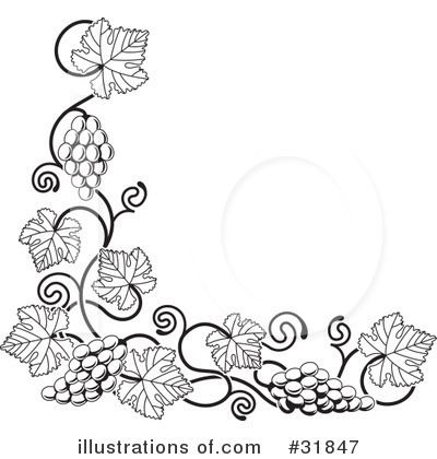 Royalty-Free (RF) Grapes Clipart Illustration by AtStockIllustration - Stock Sample #31847