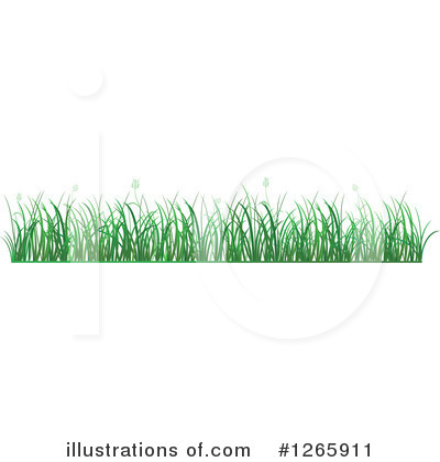 Grass Border Clipart #1265911 by Vector Tradition SM