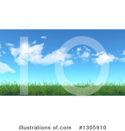 Royalty-Free (RF) Grass Clipart Illustration by KJ Pargeter - Stock Sample #1305910