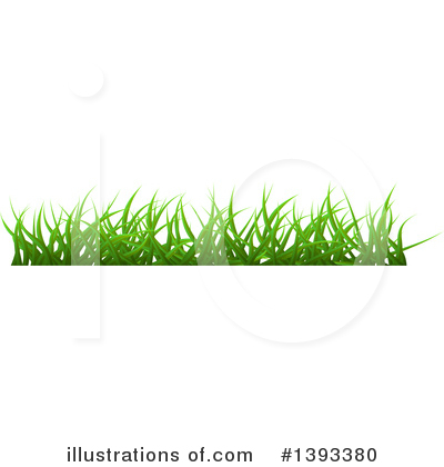 Grass Border Clipart #1393380 by vectorace