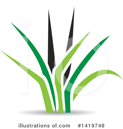 Royalty-Free (RF) Grass Clipart Illustration by cidepix - Stock Sample #1419748