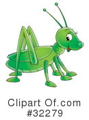 Grasshopper Clipart #32279 by Alex Bannykh