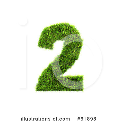 Grassy Number Clipart #61898 by chrisroll