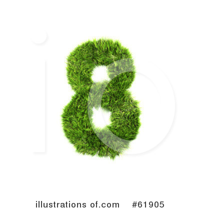 Grassy Number Clipart #61905 by chrisroll