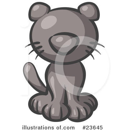 Royalty-Free (RF) Gray Collection Clipart Illustration by Leo Blanchette - Stock Sample #23645
