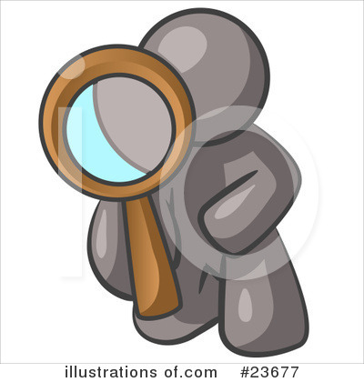 Magnify Clipart #23677 by Leo Blanchette