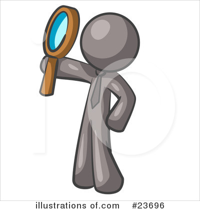 Magnify Clipart #23696 by Leo Blanchette
