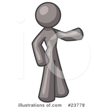 Royalty-Free (RF) Gray Collection Clipart Illustration by Leo Blanchette - Stock Sample #23778