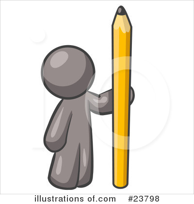 Writing Clipart #23798 by Leo Blanchette