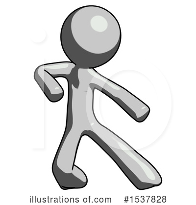 Royalty-Free (RF) Gray Design Mascot Clipart Illustration by Leo Blanchette - Stock Sample #1537828