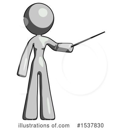 Royalty-Free (RF) Gray Design Mascot Clipart Illustration by Leo Blanchette - Stock Sample #1537830