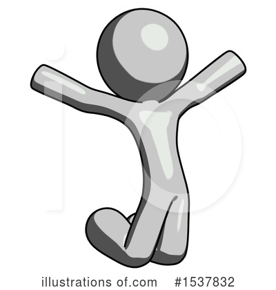 Royalty-Free (RF) Gray Design Mascot Clipart Illustration by Leo Blanchette - Stock Sample #1537832