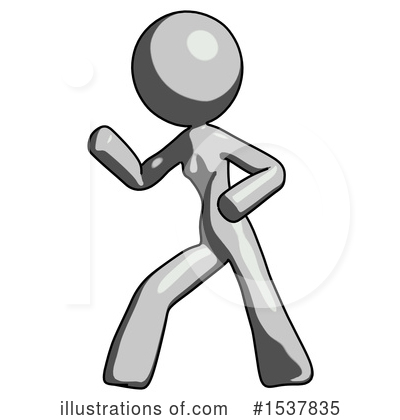 Royalty-Free (RF) Gray Design Mascot Clipart Illustration by Leo Blanchette - Stock Sample #1537835