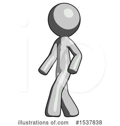 Royalty-Free (RF) Gray Design Mascot Clipart Illustration by Leo Blanchette - Stock Sample #1537838