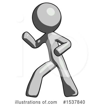 Royalty-Free (RF) Gray Design Mascot Clipart Illustration by Leo Blanchette - Stock Sample #1537840
