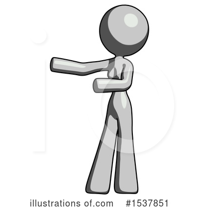 Royalty-Free (RF) Gray Design Mascot Clipart Illustration by Leo Blanchette - Stock Sample #1537851