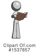 Gray Design Mascot Clipart #1537857 by Leo Blanchette