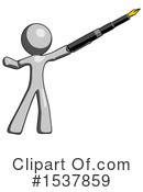 Gray Design Mascot Clipart #1537859 by Leo Blanchette