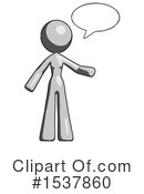 Gray Design Mascot Clipart #1537860 by Leo Blanchette