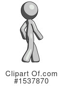 Gray Design Mascot Clipart #1537870 by Leo Blanchette