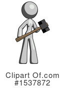 Gray Design Mascot Clipart #1537872 by Leo Blanchette