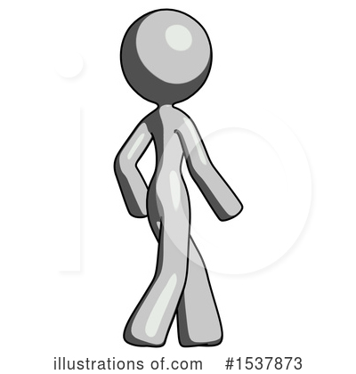 Royalty-Free (RF) Gray Design Mascot Clipart Illustration by Leo Blanchette - Stock Sample #1537873