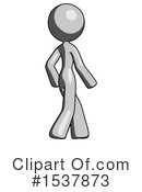 Gray Design Mascot Clipart #1537873 by Leo Blanchette