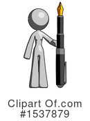 Gray Design Mascot Clipart #1537879 by Leo Blanchette