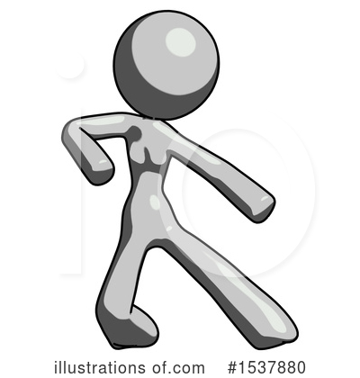 Royalty-Free (RF) Gray Design Mascot Clipart Illustration by Leo Blanchette - Stock Sample #1537880