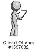 Gray Design Mascot Clipart #1537882 by Leo Blanchette