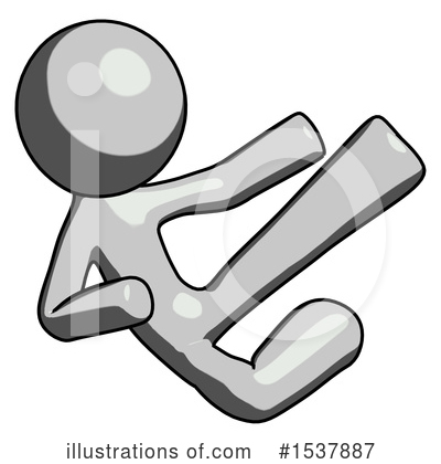 Royalty-Free (RF) Gray Design Mascot Clipart Illustration by Leo Blanchette - Stock Sample #1537887