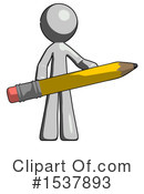 Gray Design Mascot Clipart #1537893 by Leo Blanchette