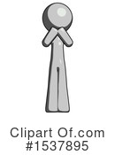 Gray Design Mascot Clipart #1537895 by Leo Blanchette