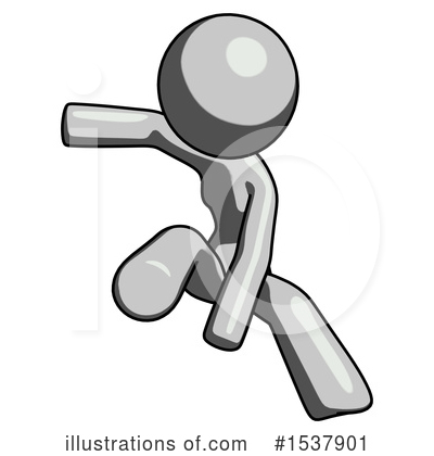 Royalty-Free (RF) Gray Design Mascot Clipart Illustration by Leo Blanchette - Stock Sample #1537901