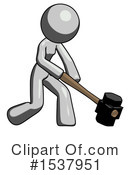 Gray Design Mascot Clipart #1537951 by Leo Blanchette