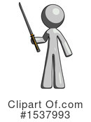 Gray Design Mascot Clipart #1537993 by Leo Blanchette