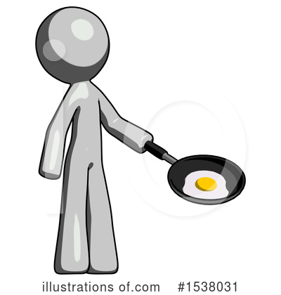 Royalty-Free (RF) Gray Design Mascot Clipart Illustration by Leo Blanchette - Stock Sample #1538031
