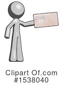 Gray Design Mascot Clipart #1538040 by Leo Blanchette