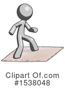 Gray Design Mascot Clipart #1538048 by Leo Blanchette