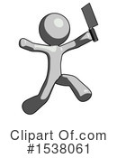 Gray Design Mascot Clipart #1538061 by Leo Blanchette