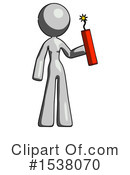 Gray Design Mascot Clipart #1538070 by Leo Blanchette